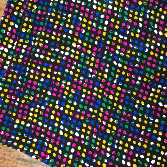 LEONA by Lauren Leonard~Multicolor Microdot Top~XS - Picture 4 of 8